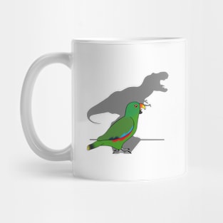 Funny T-rex Male Eclectus Mug